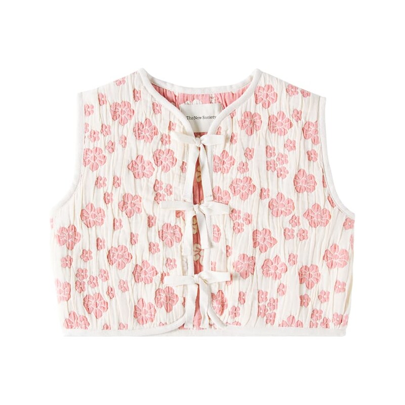 The New Society Leontis floral cotton vest