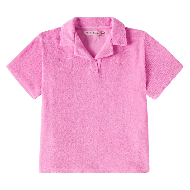 The New Society Briseis cotton terry polo shirt