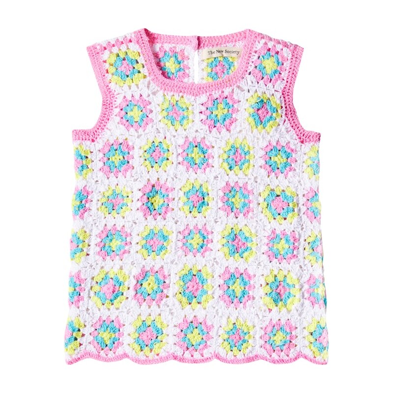 The New Society Nikaia crochet cotton top