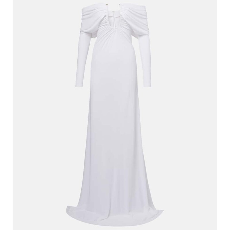 Christopher Esber Arched Palm off-shoulder maxi dress