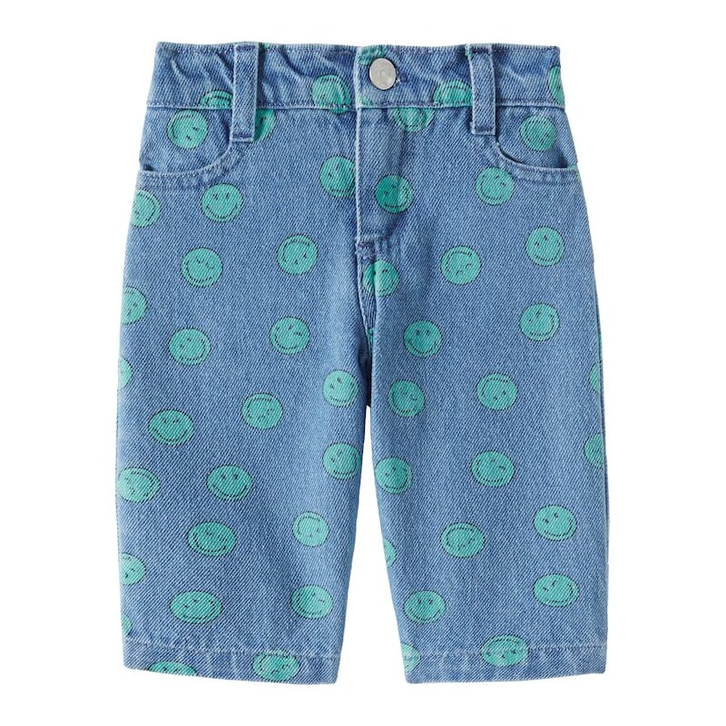The New Society Baby Smiley printed jeans