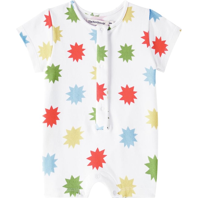 The New Society Baby Anthea cotton-blend jersey playsuit