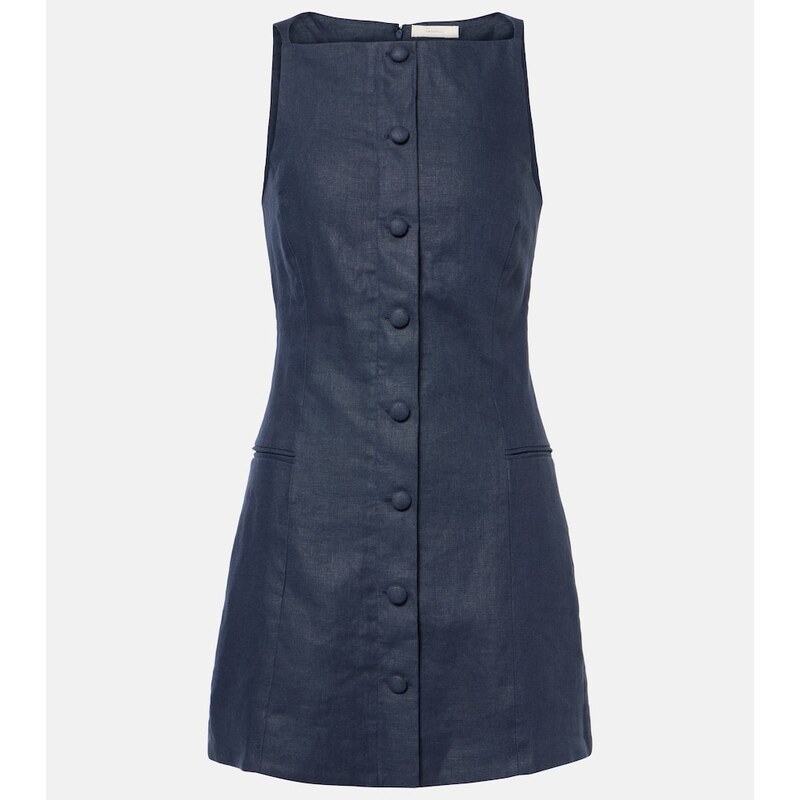 Faithfull Ambra linen minidress