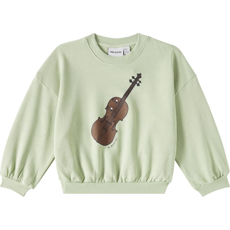 Mini Rodini Violin cotton jersey sweatshirt