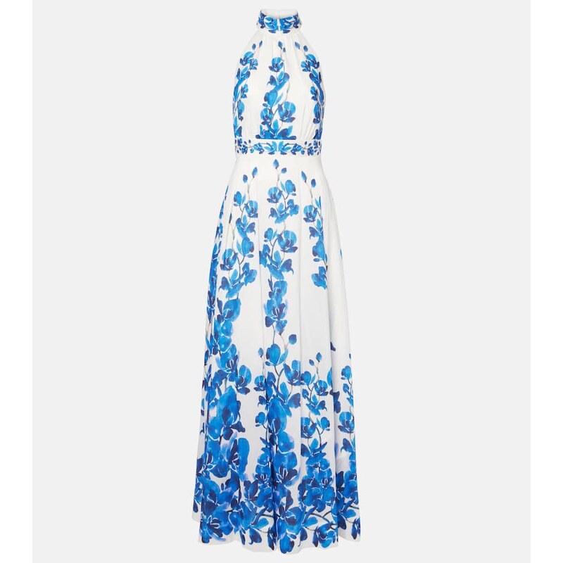 Rebecca Vallance Orchid Blues floral maxi dress