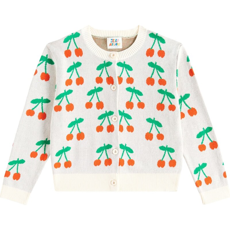 Jellymallow Cherry cotton cardigan