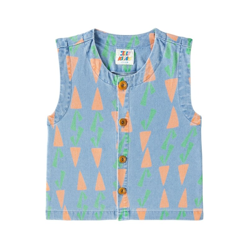 Jellymallow Carrot denim vest