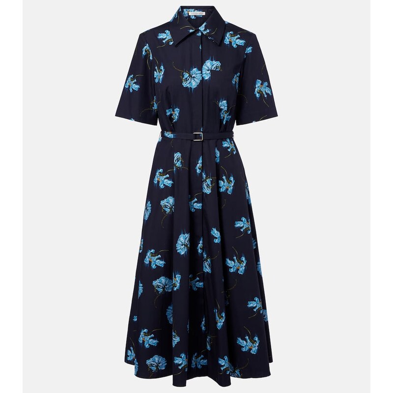 Emilia Wickstead Floral cotton shirt dress