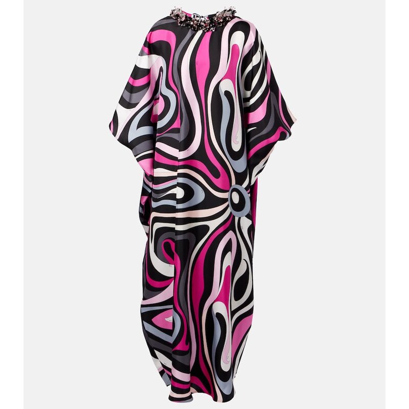 Pucci Marmo silk twill kaftan