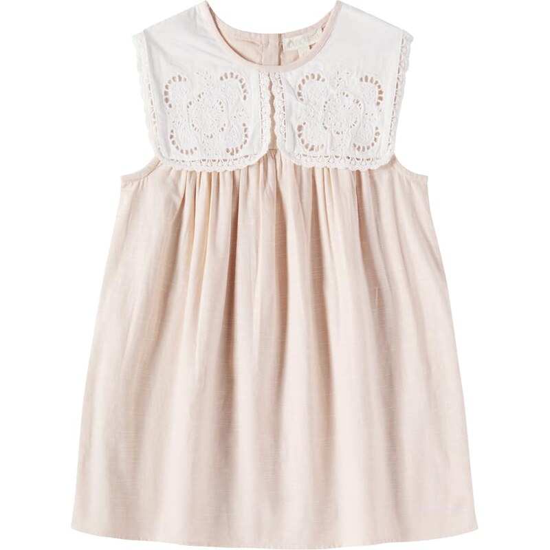 Louise Misha Warie lace-trimmed cotton and linen dress