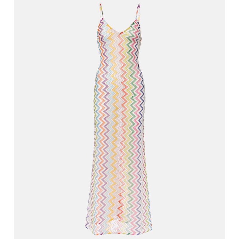 Missoni Zigzag open-back maxi dress