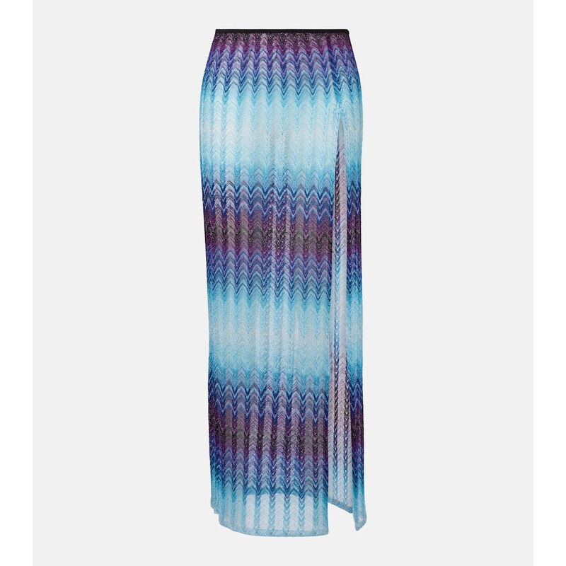 Missoni Zigzag lamÃ maxi skirt