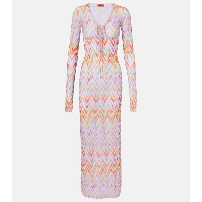 Missoni Chevron tulle beach dress