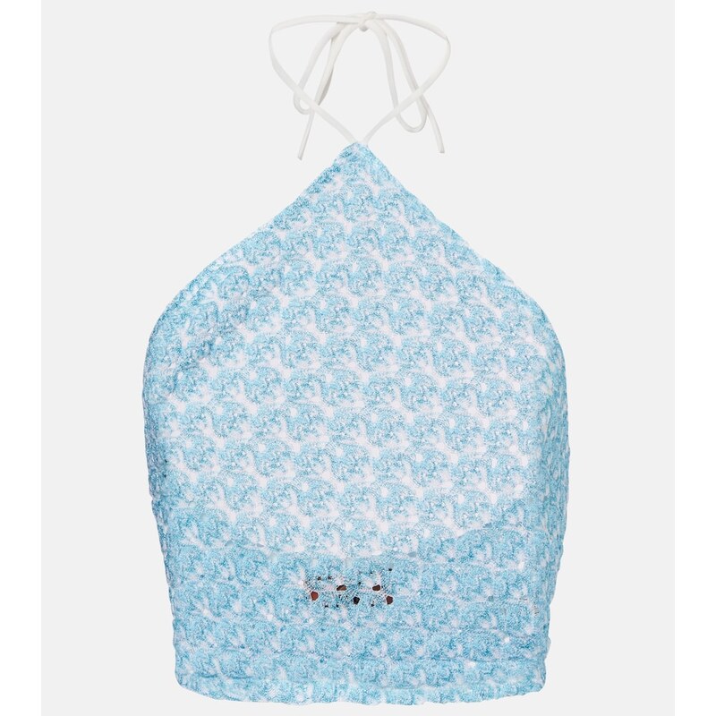 Missoni Crochet halterneck top
