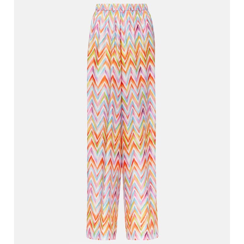 Missoni Zigzag wide-leg pants