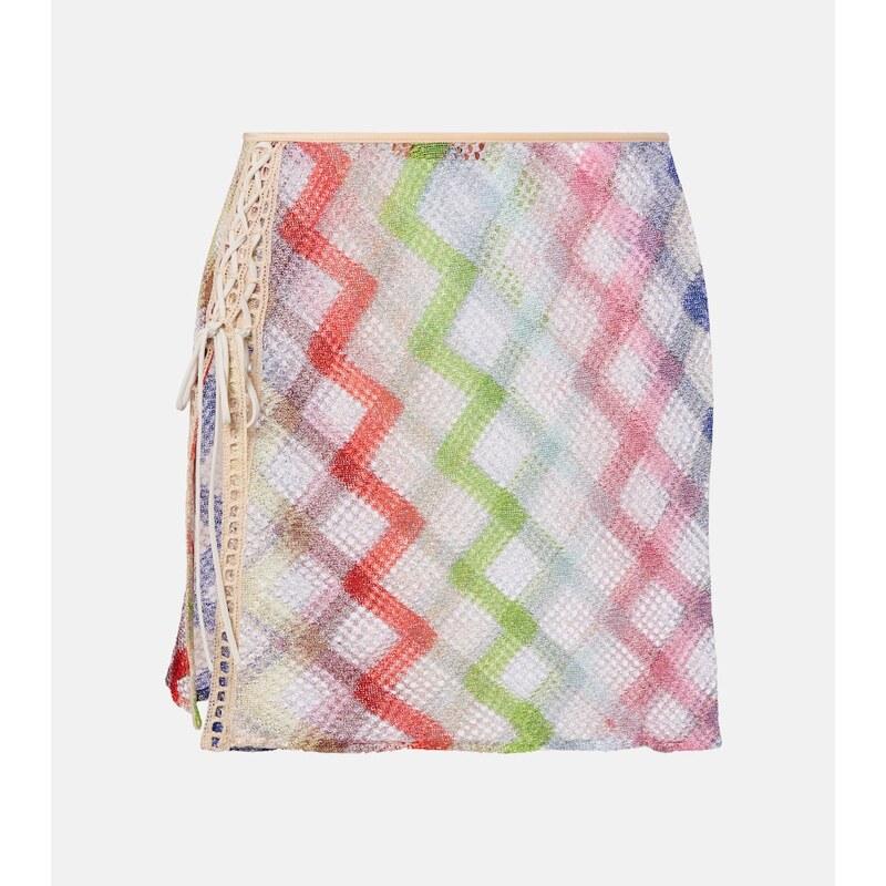 Missoni Zigzag crochet miniskirt