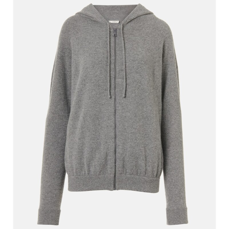 The Row Kawoa cashmere zip-up hoodie