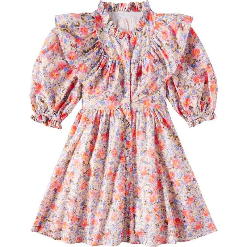 Petite Amalie Floral cotton voile dress