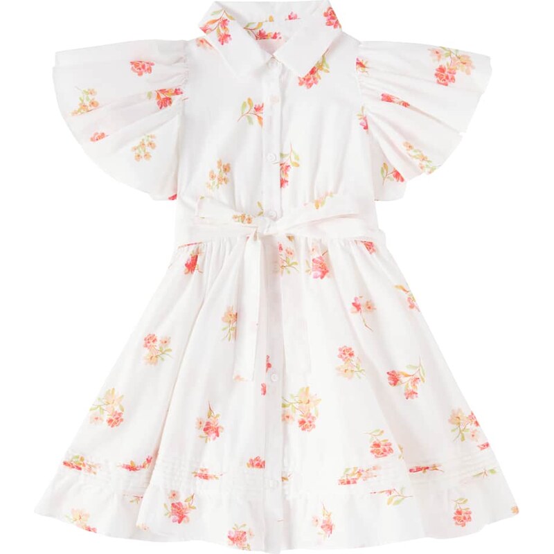 Petite Amalie Floral cotton voile dress
