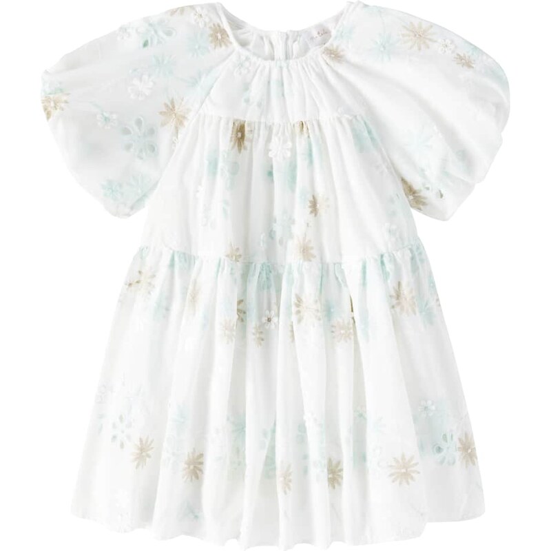 Petite Amalie Embroidered cotton dress