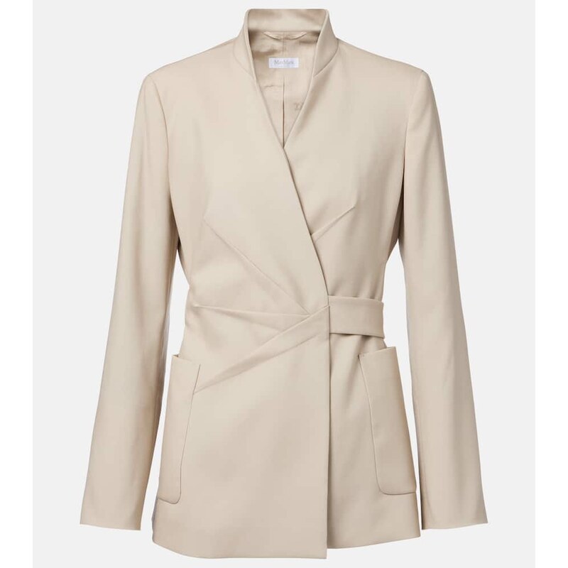 Max Mara Nereo wool, mohair, and silk blazer