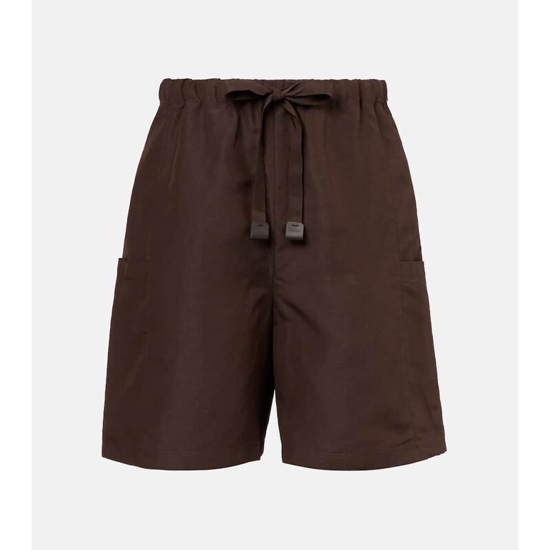 Max Mara Quebec linen and silk shorts