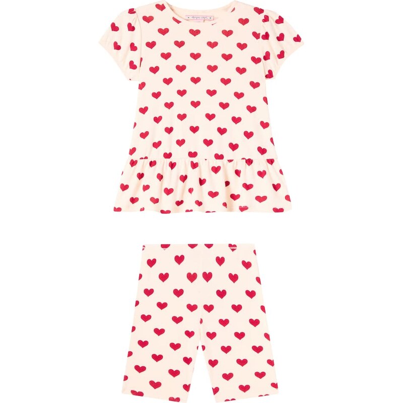 Konges Sløjd Printed cotton T-shirt and leggings set