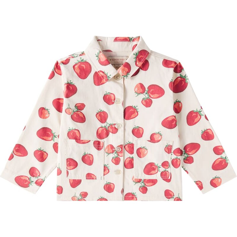 Konges Sløjd Fen printed cotton twill overshirt