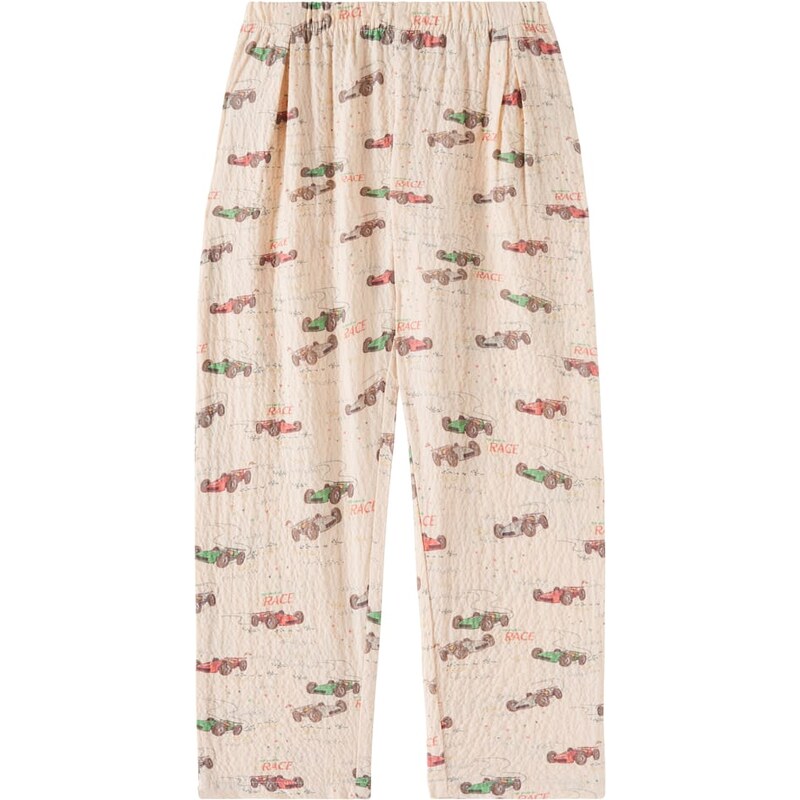 Konges Sløjd Elliot printed cotton seersucker pants