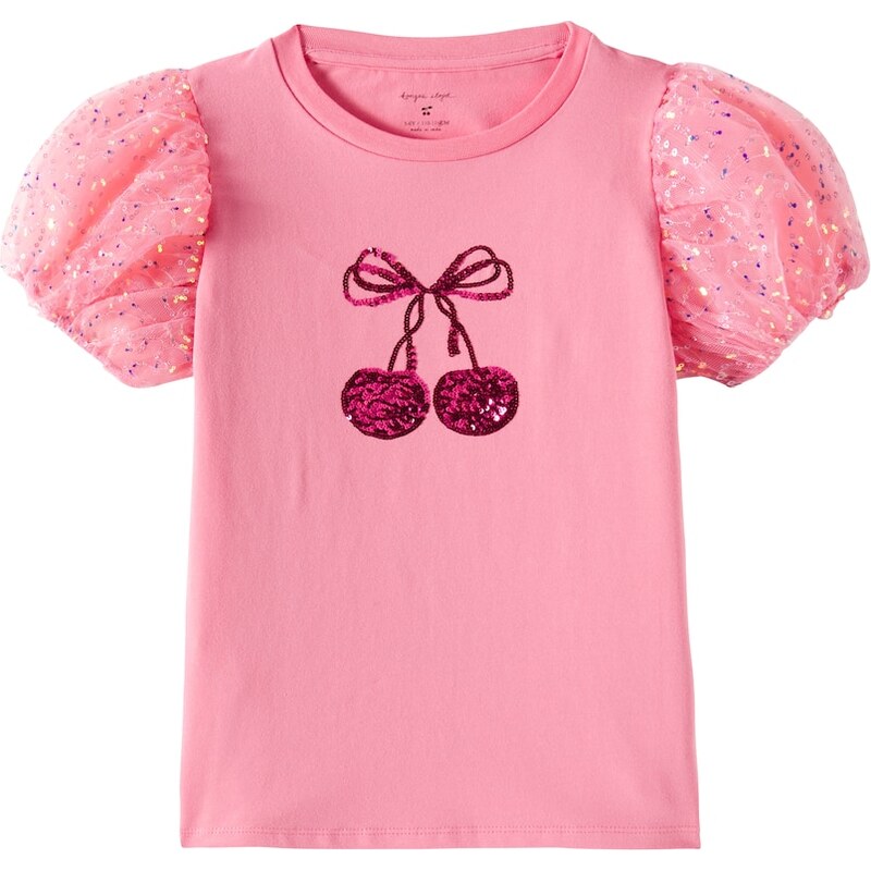 Konges Sløjd Sequined jersey and tulle top