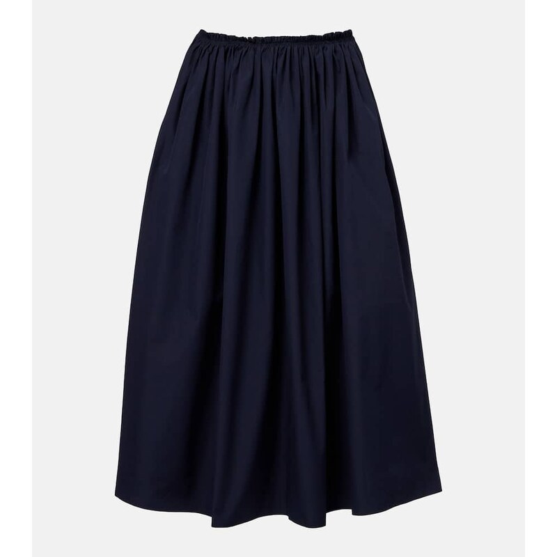 Gabriela Hearst Chiara cotton midi skirt