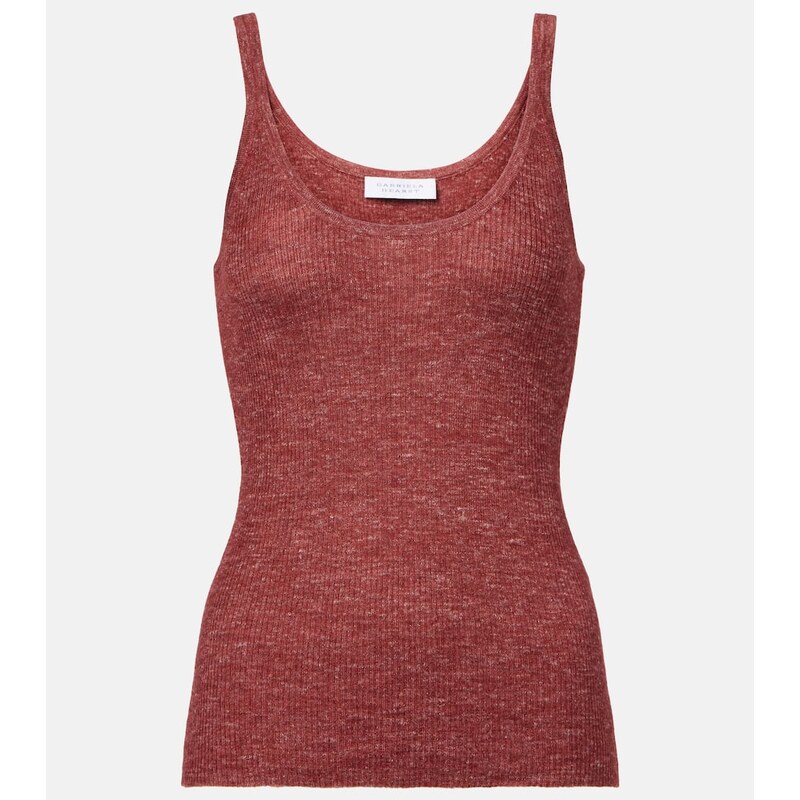 Gabriela Hearst Cynxia cashmere, silk, and hemp tank top