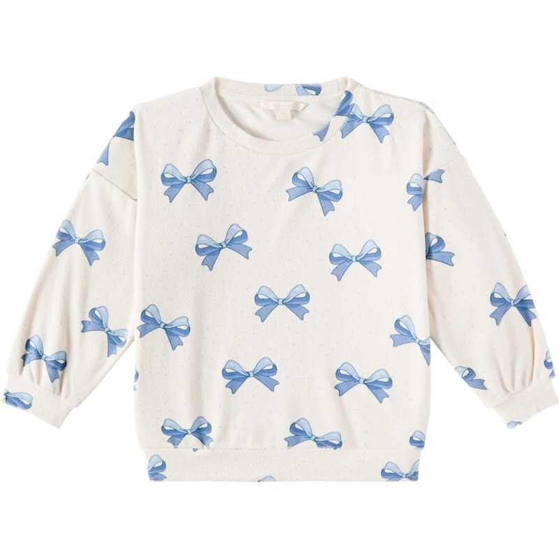 Konges Sløjd Itty bow-detail cotton-blend sweatshirt