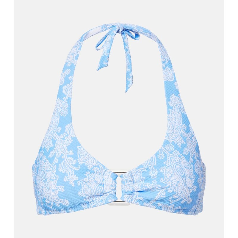 Heidi Klein Paisley halterneck bikini top