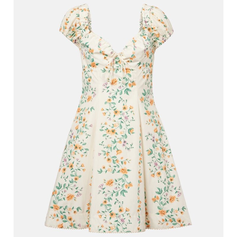 Agua by Agua Bendita Mati floral cotton poplin minidress