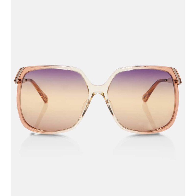 Chloé Logo oversized sunglasses