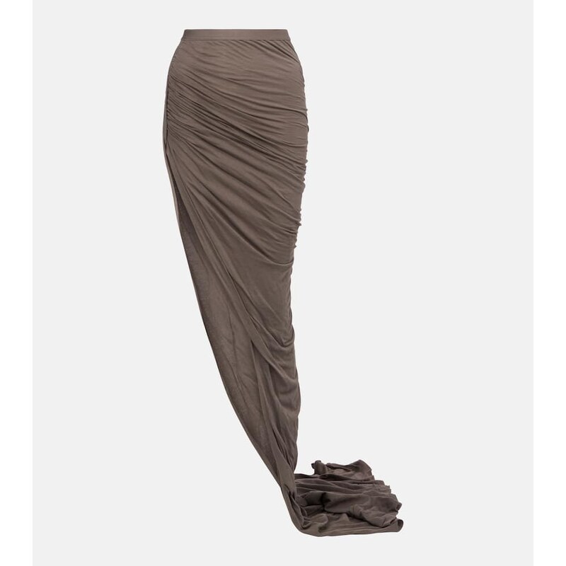 Rick Owens Edfu cotton maxi skirt