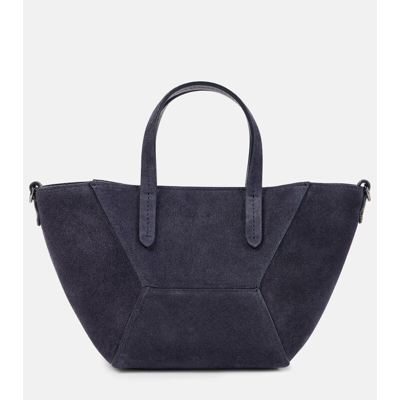 Brunello Cucinelli Monili suede tote bag