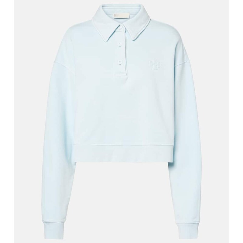 Tory Burch Cotton terry polo sweater