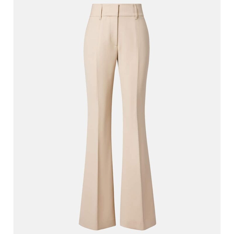 Gabriela Hearst Rhein high-rise wool flared pants