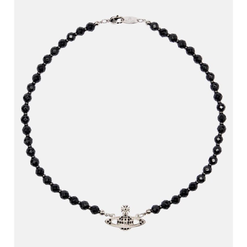 Vivienne Westwood Messaline embellished choker