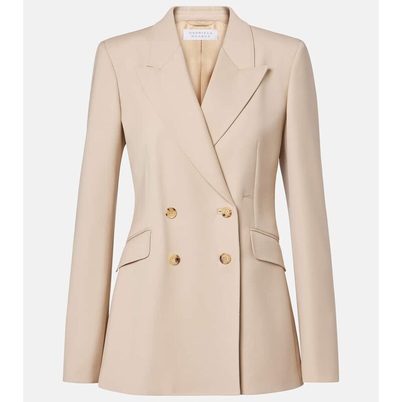Gabriela Hearst Stephanie double-breasted wool blazer
