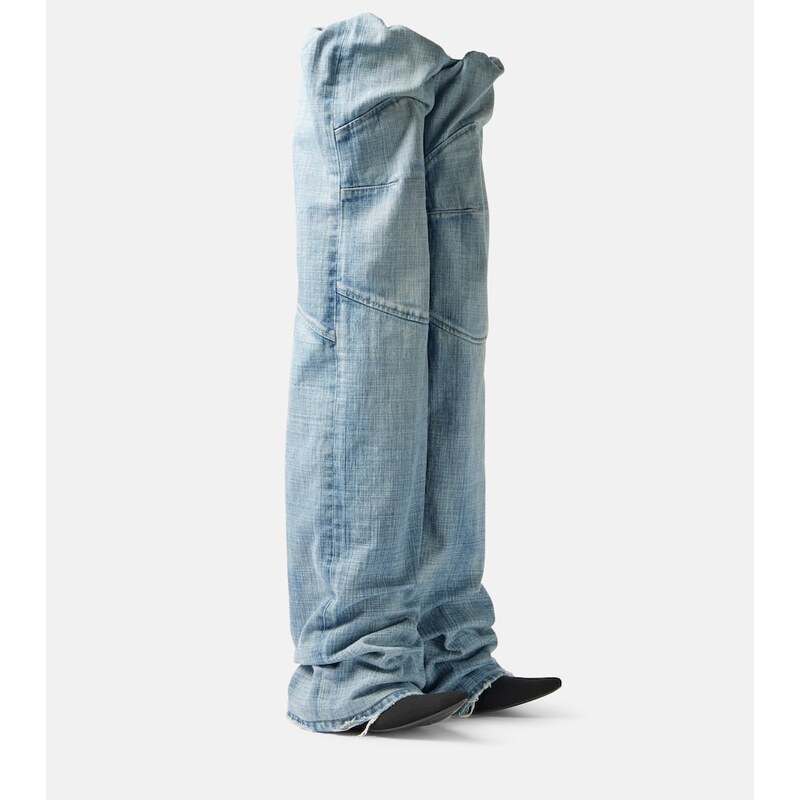 Balenciaga New Flex 90 denim pantaboots