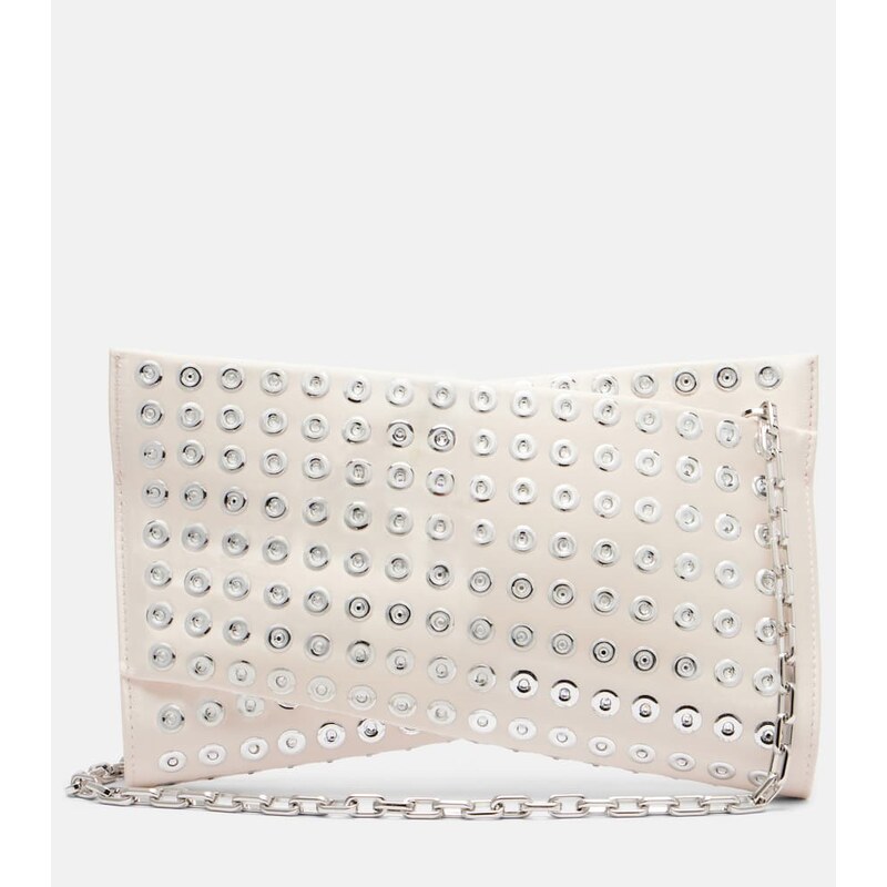 Christian Louboutin Loubitwist Small crystal-embellished clutch