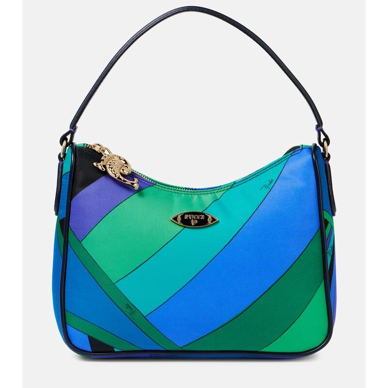 Pucci Yummy leather-trimmed shoulder bag