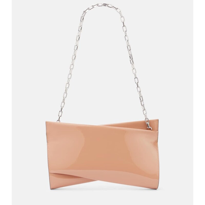 Christian Louboutin Loubitwist Small patent leather clutch