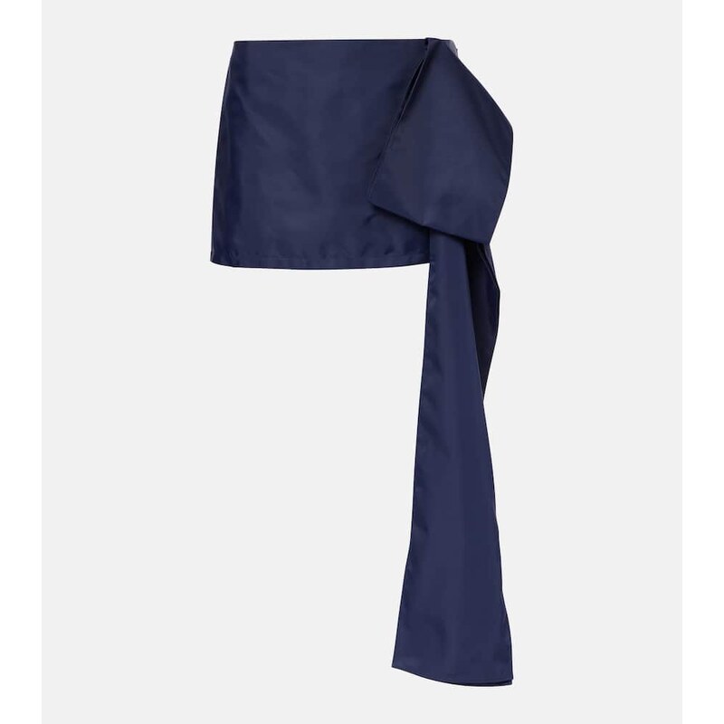 Self-Portrait Draped miniskirt
