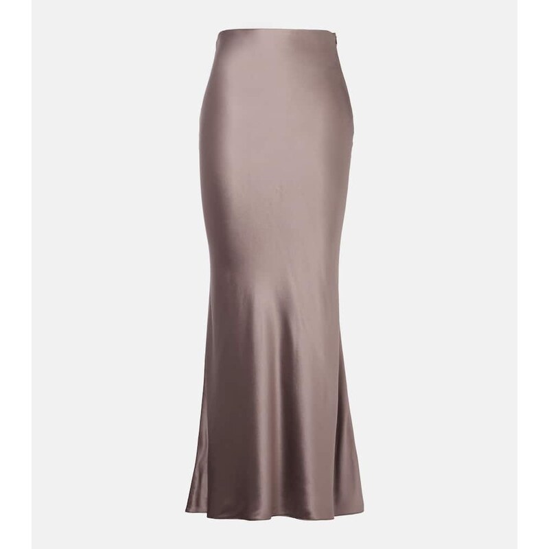 The Sei Silk charmeuse maxi skirt
