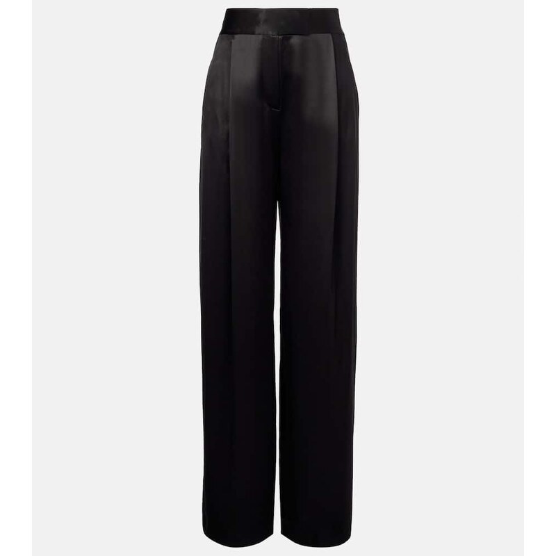 The Sei High-rise silk wide-leg pants