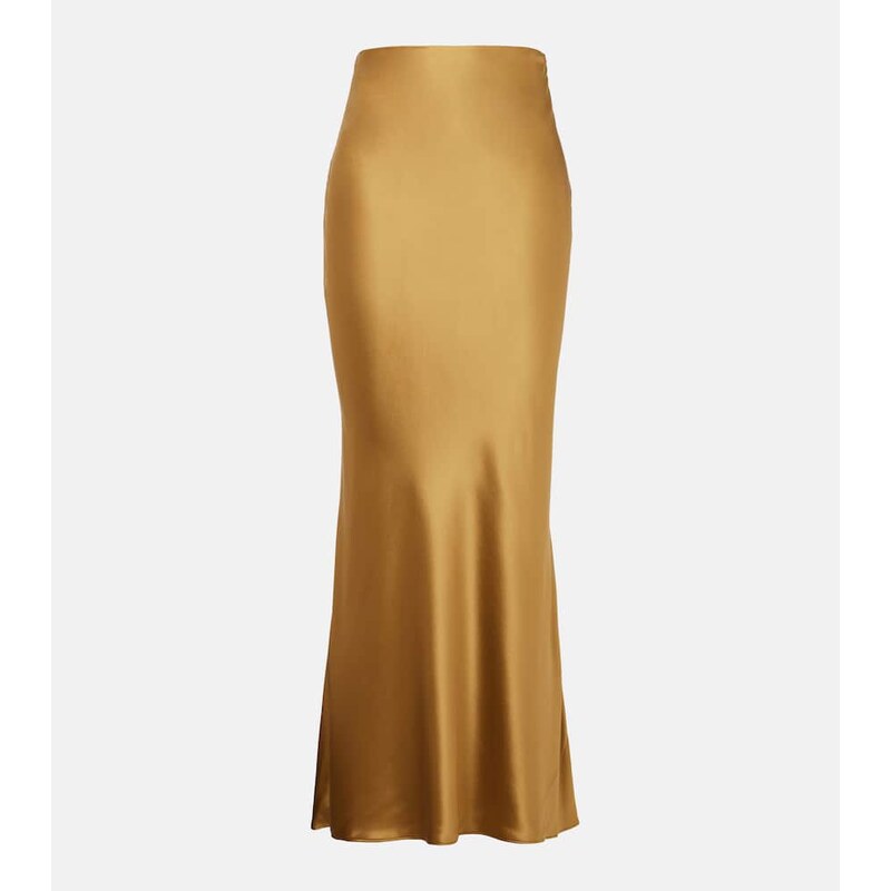 The Sei Silk charmeuse maxi skirt